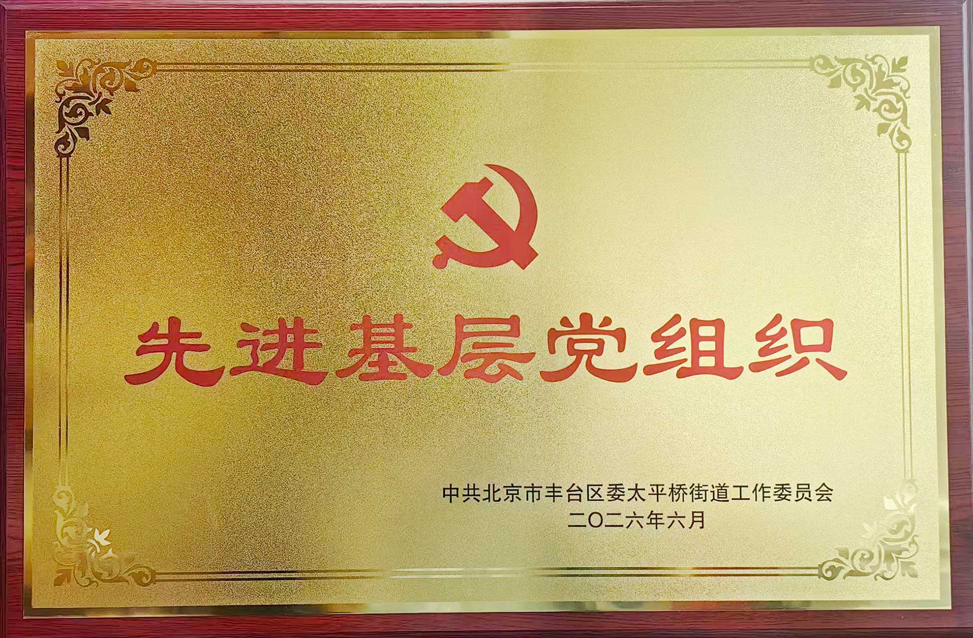 喜报｜党建引领践初心 载誉前行庆华诞——乐鱼官方网站-乐鱼（中国）招标乐鱼官方网站-乐鱼（中国）党支部获评辖区“优秀基层党组织”